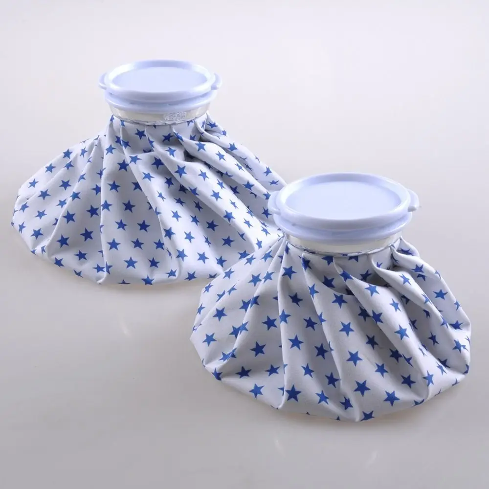 Reusable 6/9/11inch Polyester Ice Bag Breathable Pentagram Printed Cooler Bag Pain Relief Heat Pack Cold Pack