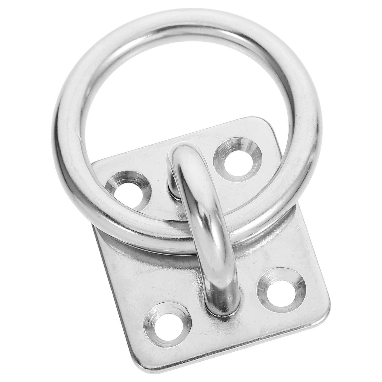 

Heavy Duty Stainless Steel Pad Eye Plate Hook Ceiling Mount Hanger For Outdoor Hammock Swings Solid Wall Deck Tree Anchor Hook