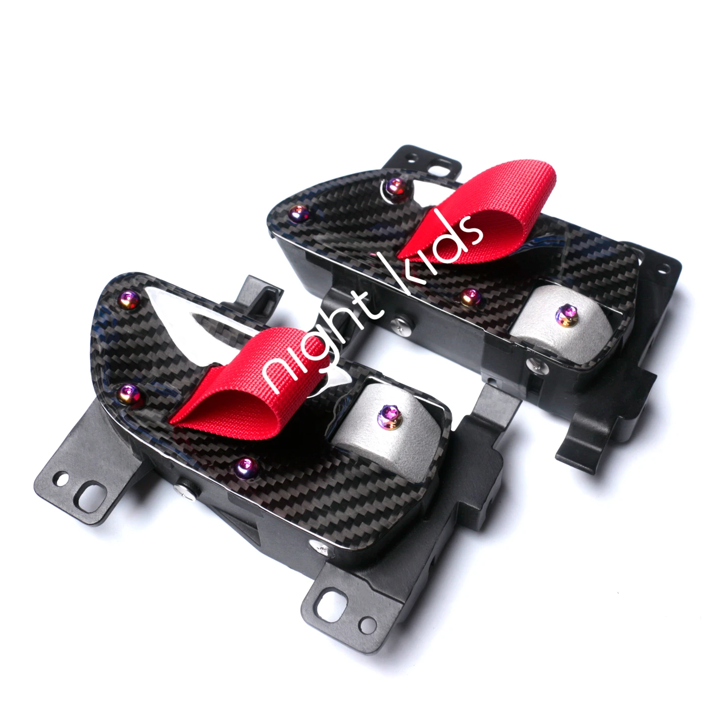 

Night Kids For 2013-2020 Gen.1 Toyota GT86, Scion FRS, Subaru BRZ Racing Style Handles, Carbon Fiber Handles, Fabric Handles