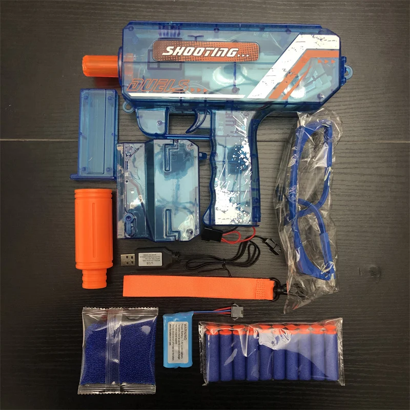 Elektrische Kinder Uzi Spielzeug pistole spezielle Kristall pistole m416 handgemachte Burst Spielzeug Junge Gel Ball Pistole Spielzeug Modell