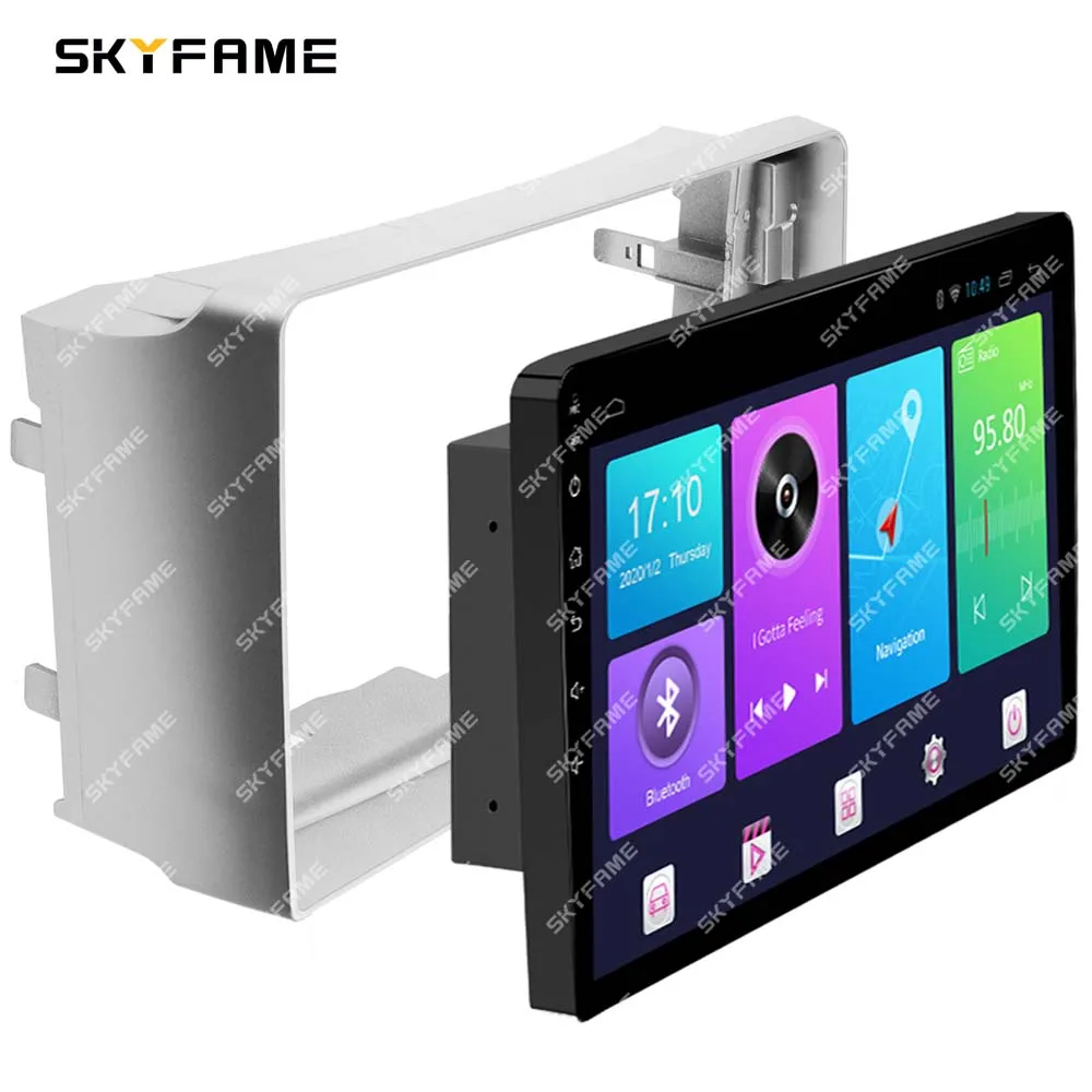 SKYFAME Car Frame Fascia Adapter Android Radio Dash Fitting Panel Kit For Toyota Avensis T25 view 4