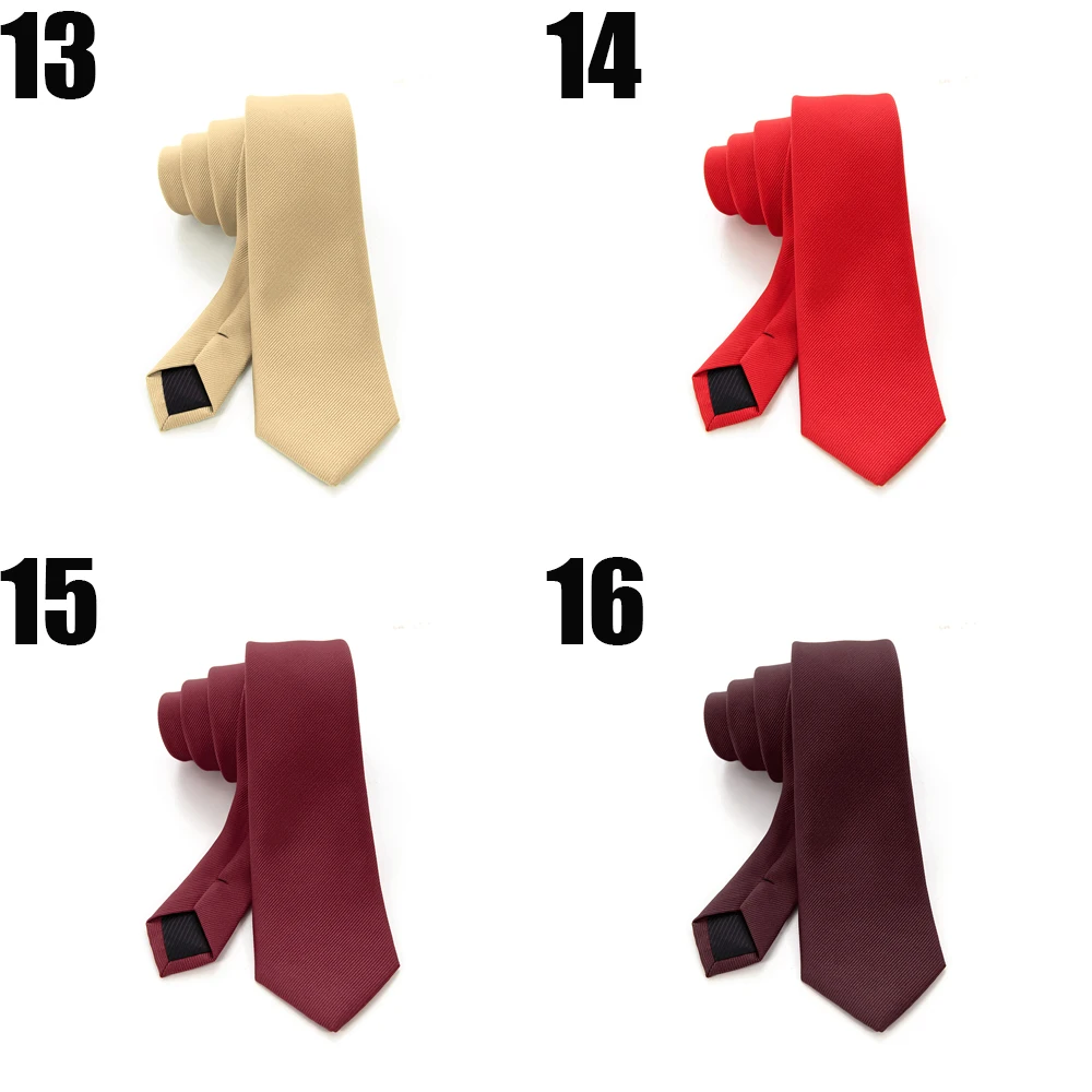 EASTEPIC Einfarbige Krawatten für Herren. Herrenkrawatten aus Twill-Lounge-Anzügen mit schlichtem, aber eleganten Accessoires für soziale Anlässe – Detail 6