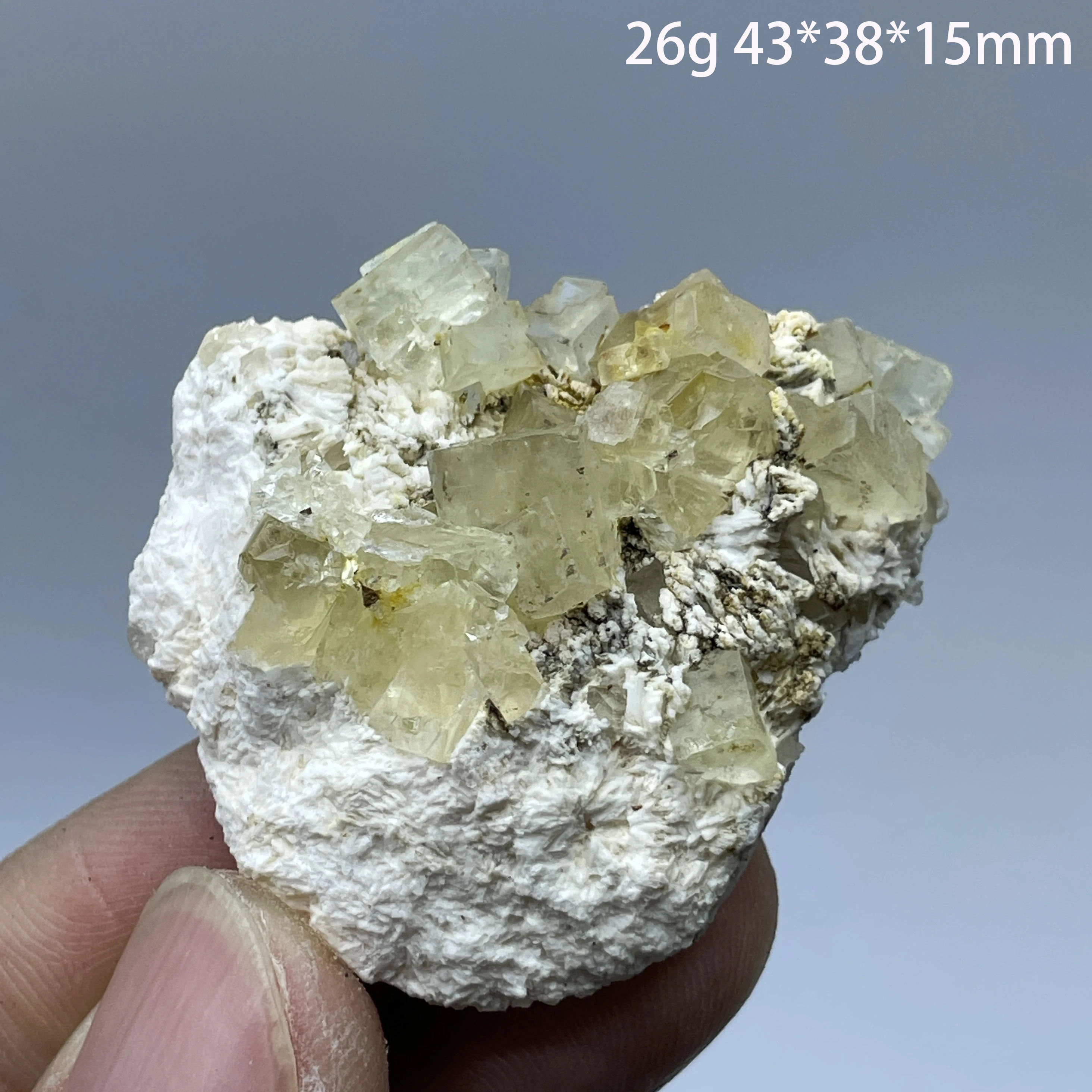 Natural Beijing Yellow Fluorite Healing Stone Mineral Specimen for Reiki Home Decor Teaching Crystal view 3