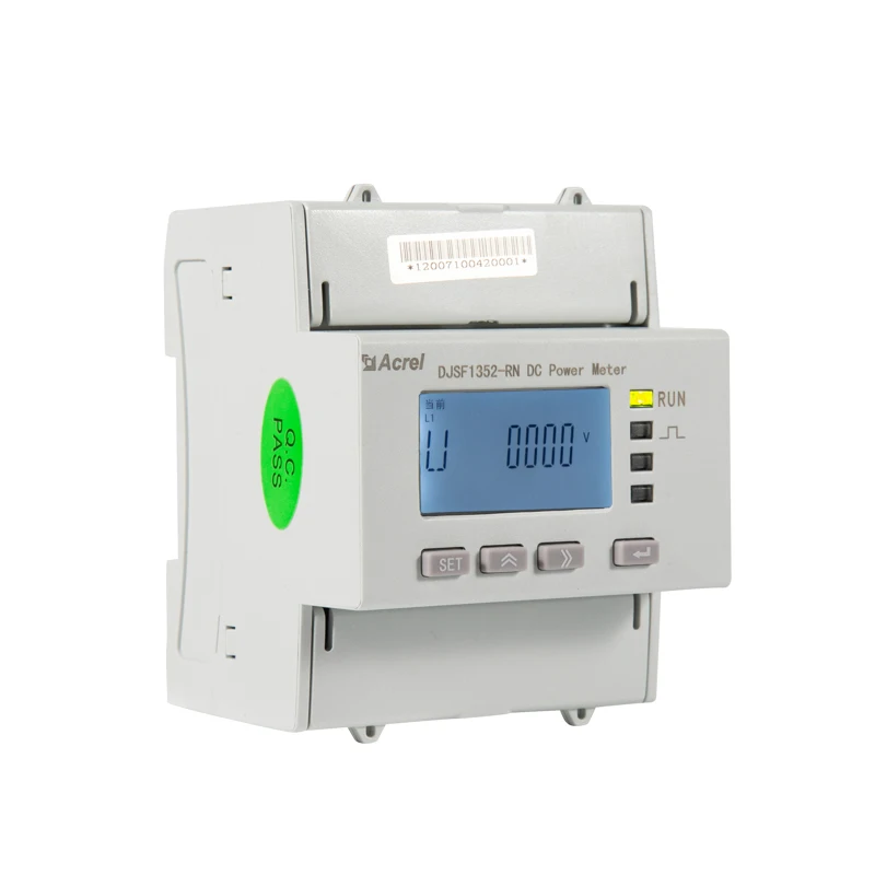 Acrel UL DJSF1352-RN DC Power Monitoring Energy Meter with Rs485 Modbus-RTU for Solar Pv Battery Charging plie