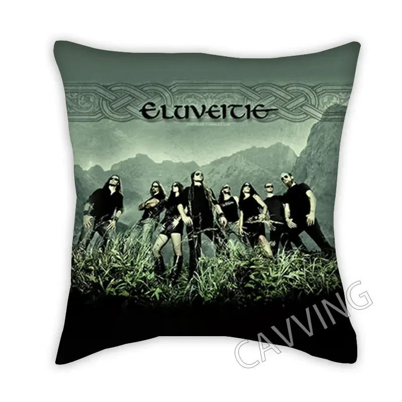 

Полистеровые декоративные наволочки ELUVEITIE Band с 3D рисунком, декоративная наволочка, квадратная искусственная наволочка, подарки для фанатов H02