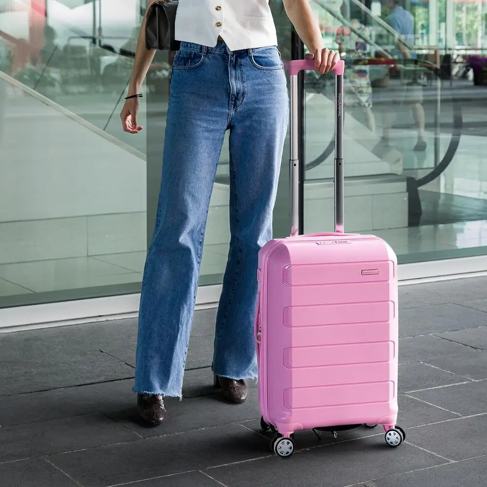 Pink 22 Expandable Hardshell Spinner Carry-On Luggage - Traveler's Choice Pagosa