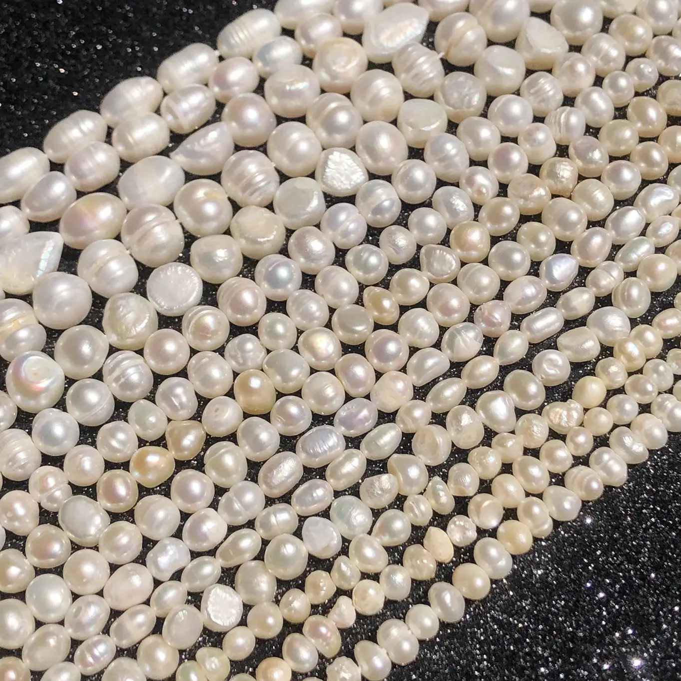 Natural Freshwater Pearl Beads High Quality Irregular Shape Punch Loose Beads for Jewelry Making DIY Charms Necklaces Bracelets