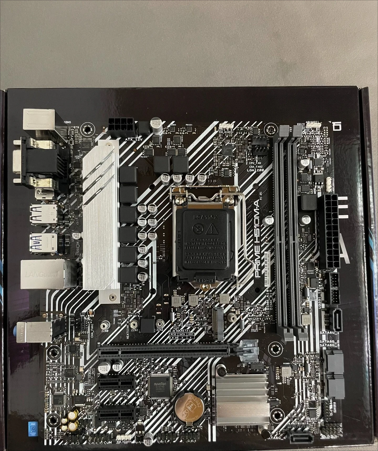 Used For ASUS H510M-A Motherboard LGA1200 Support 10th 11th Gen Intel CPU DDR4 M.2 Full Interface
