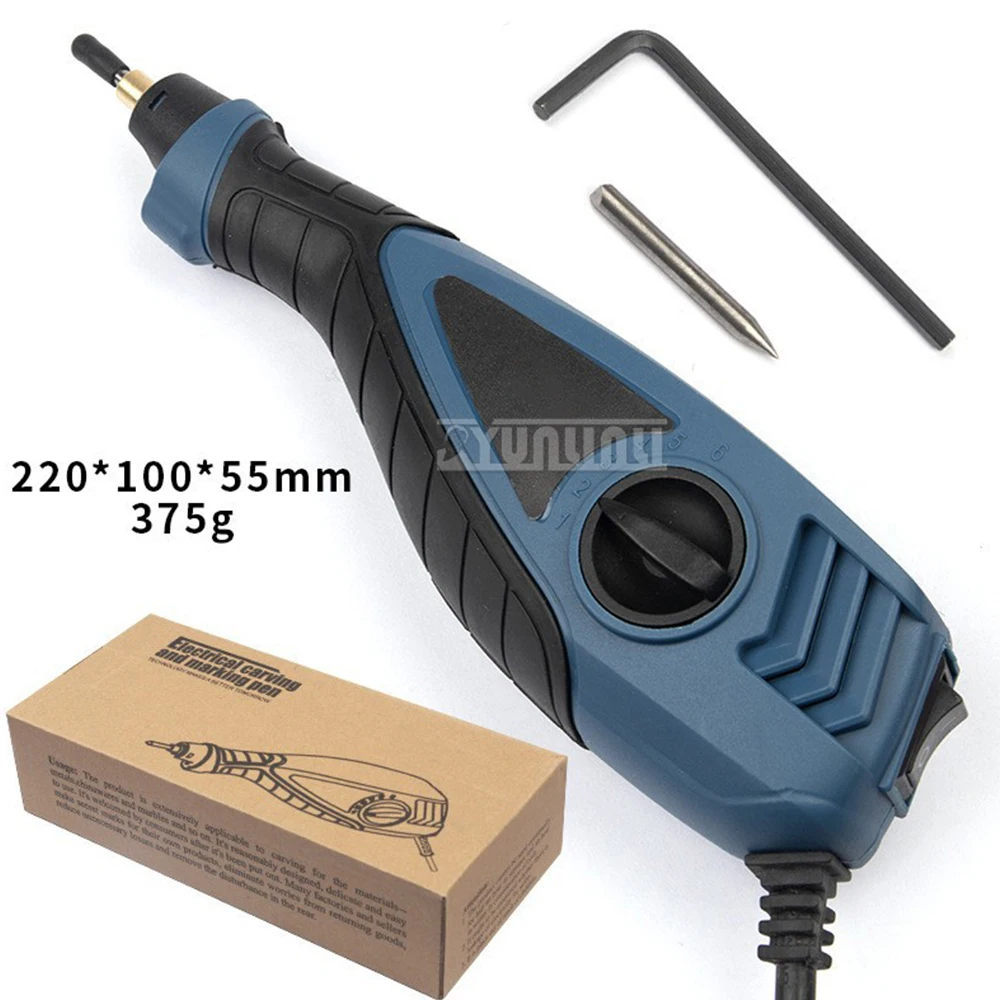 Small Metal Electric Engraving Pen Engraving Pen Jade Root Carving Miniature Engraving Machine Engraving Knife Hardware Tools