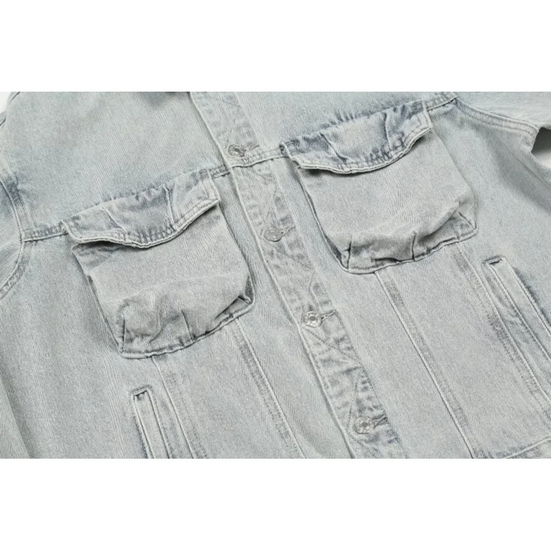 MAQVOB Men Luxury Apparel Street Wear Wholesale Euro US Size Outwear Spring Autum Jean Jacket Coat