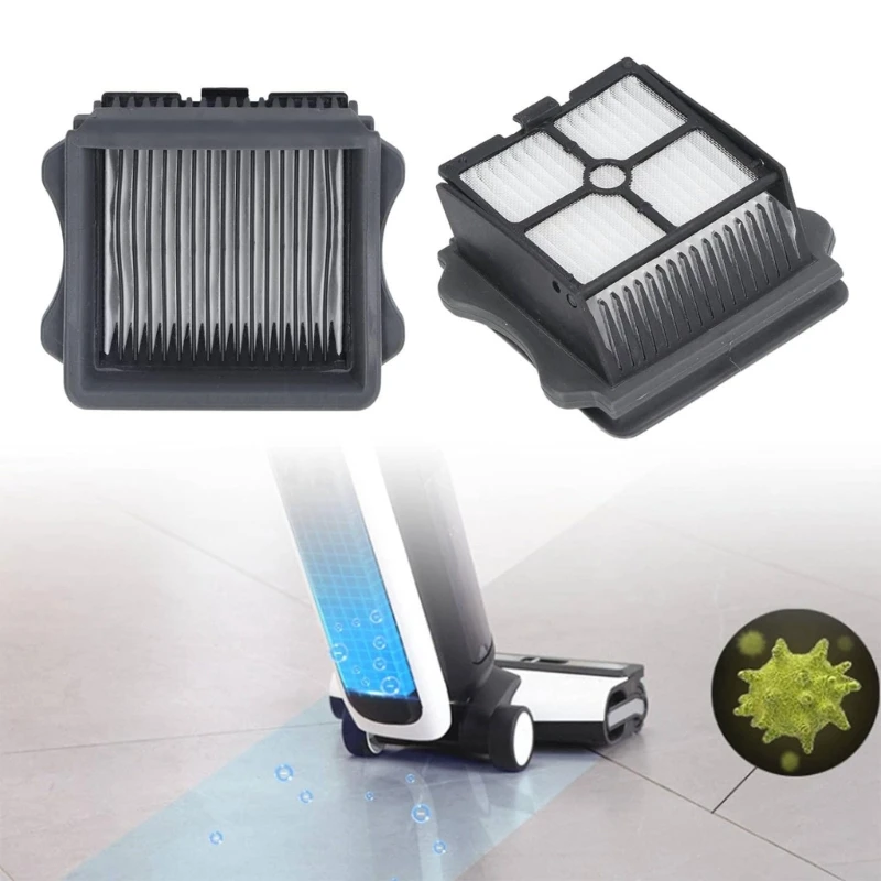 M2ee conjunto 2 filtros purificador a vácuo ferramentas limpeza doméstica peça reposição filtro para fw25m ones3