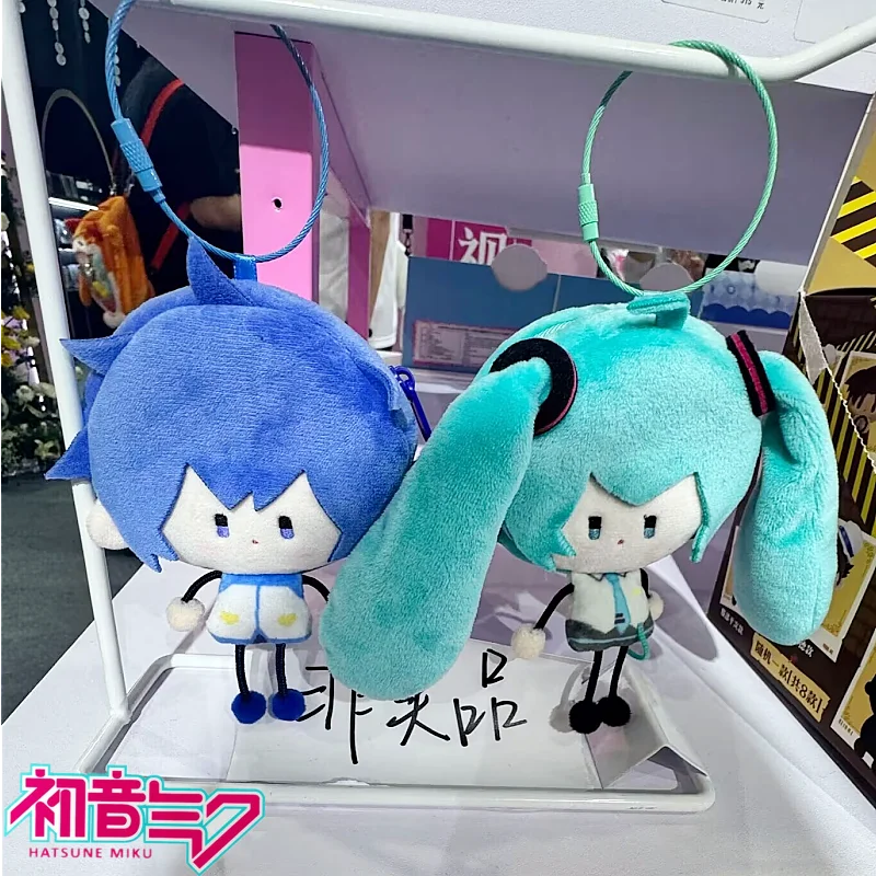 

Оригинальный кошелек для монет серии Hatsune Miku Stickman, модная слепая коробка, игрушки Miku Kagamine Rin Ren Meiko, мини-хранение