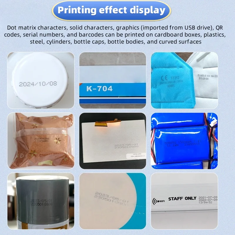 Small Countertop All-in-One Inkjet Printer Production Date Chinese Characters Numbers English Symbols Page Coding