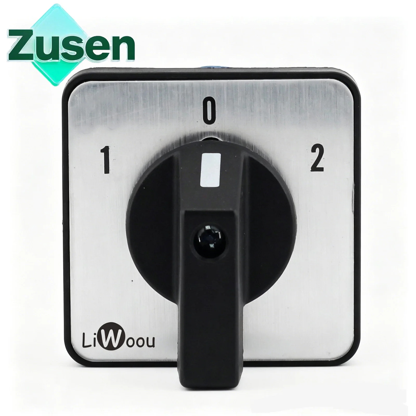 Zusen 440V Ui 690V Cam Switch LW26-20 1-0-2 1P 3Positions 1Pole 4 Terminals Universal Transfer Switch