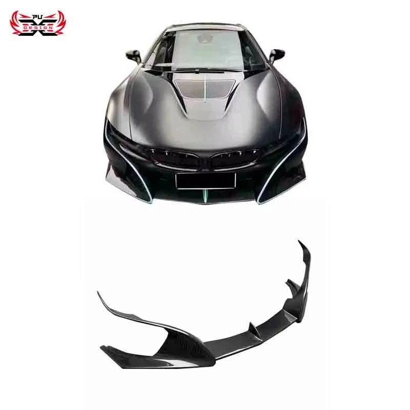 

TOP Style Carbon Fiber Front Lip Body Kit Suitable for BMW I8 Modified Front Bumper Lip Car Accessories