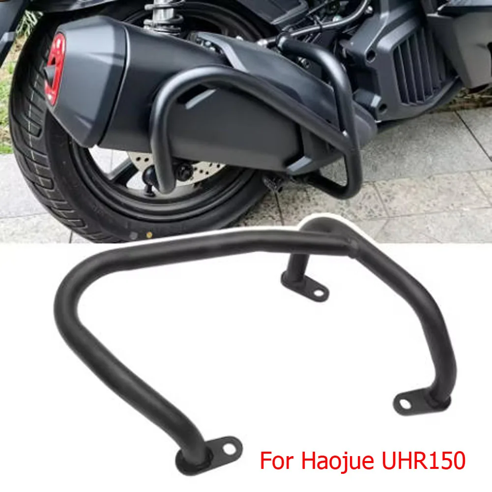 Motorcycle Exhaust Guard Crash Bar Bumper For Haojue UHR150 UFR150 UHR UFR 150 Muffler Protector Stunt Cage Falling Protection