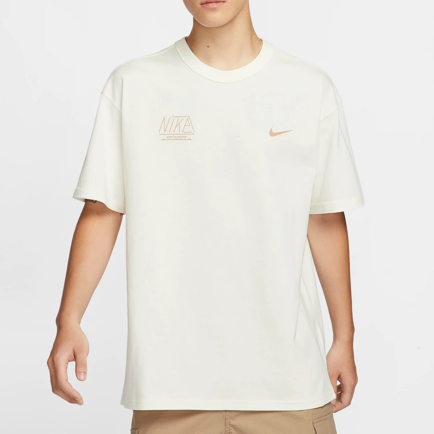 

Оригинальная летняя новая мужская футболка Nike с круглым вырезом, повседневная спортивная футболка с коротким рукавом HQ9151-133