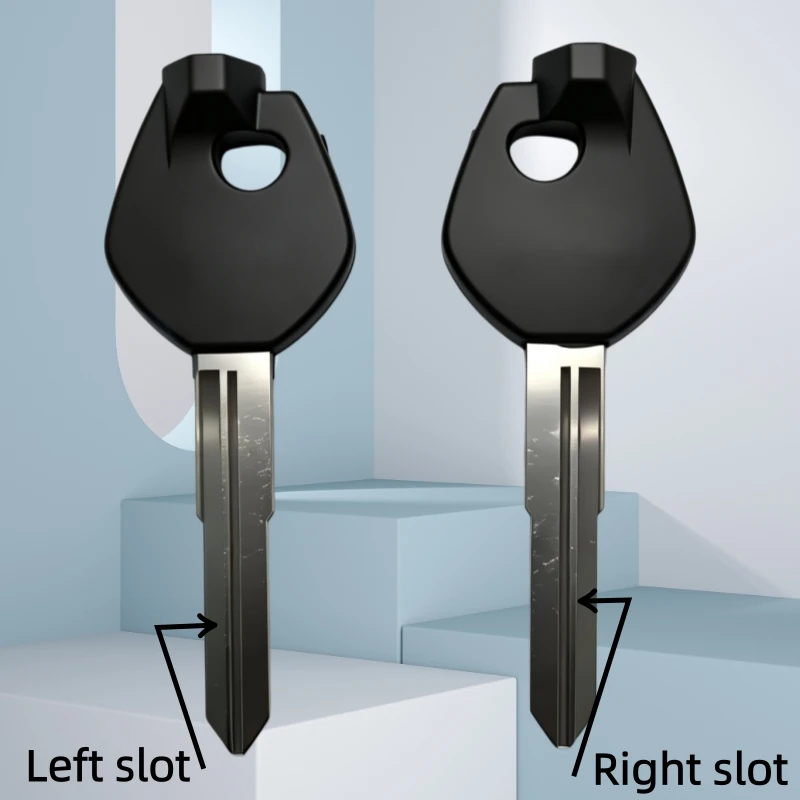 For  V50 AG50 60Single V125G Magnet Anti-theft lock AN250 AN400 AN650 Burgman Sj50 V125S Replace Uncut Black Key