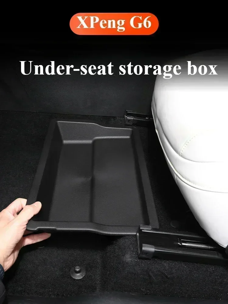 Under-seat Storage Box for XPeng G6 Seat Storage Main and Co-passenger Car Storage Utility Box Accessories