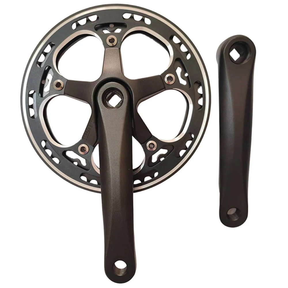 Aluminum Alloy Bicycle Crankset 48T 52T Chainring Square Hole For 7 8 9 Speed Road Mountain Bikes Cycling Components Parts