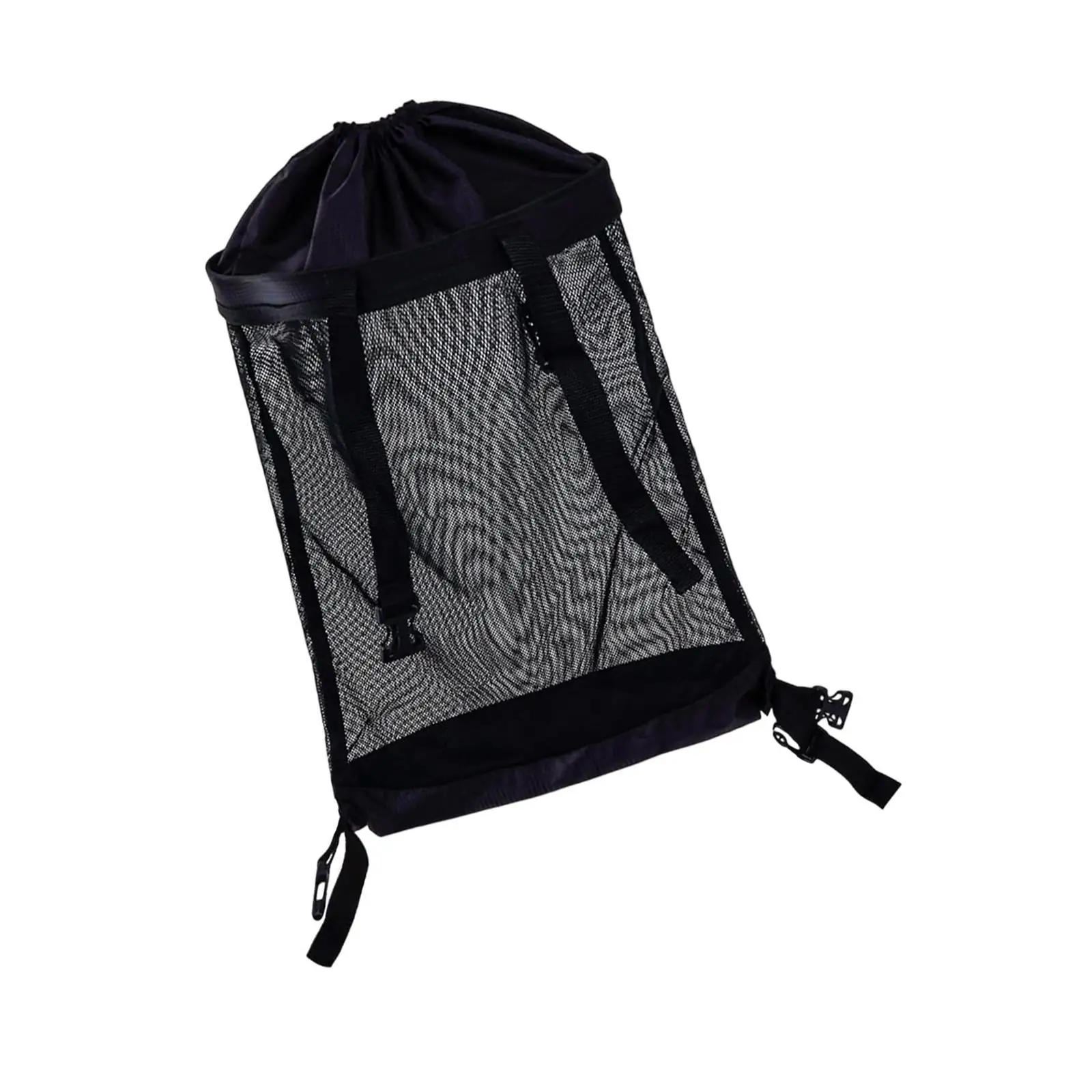 Golf Cart Storage Bag, Golf Trolley Bag, Grocery Shopping Bag Travel Bag Backside Golf Cart Organizer Bag, Black Mesh Bag