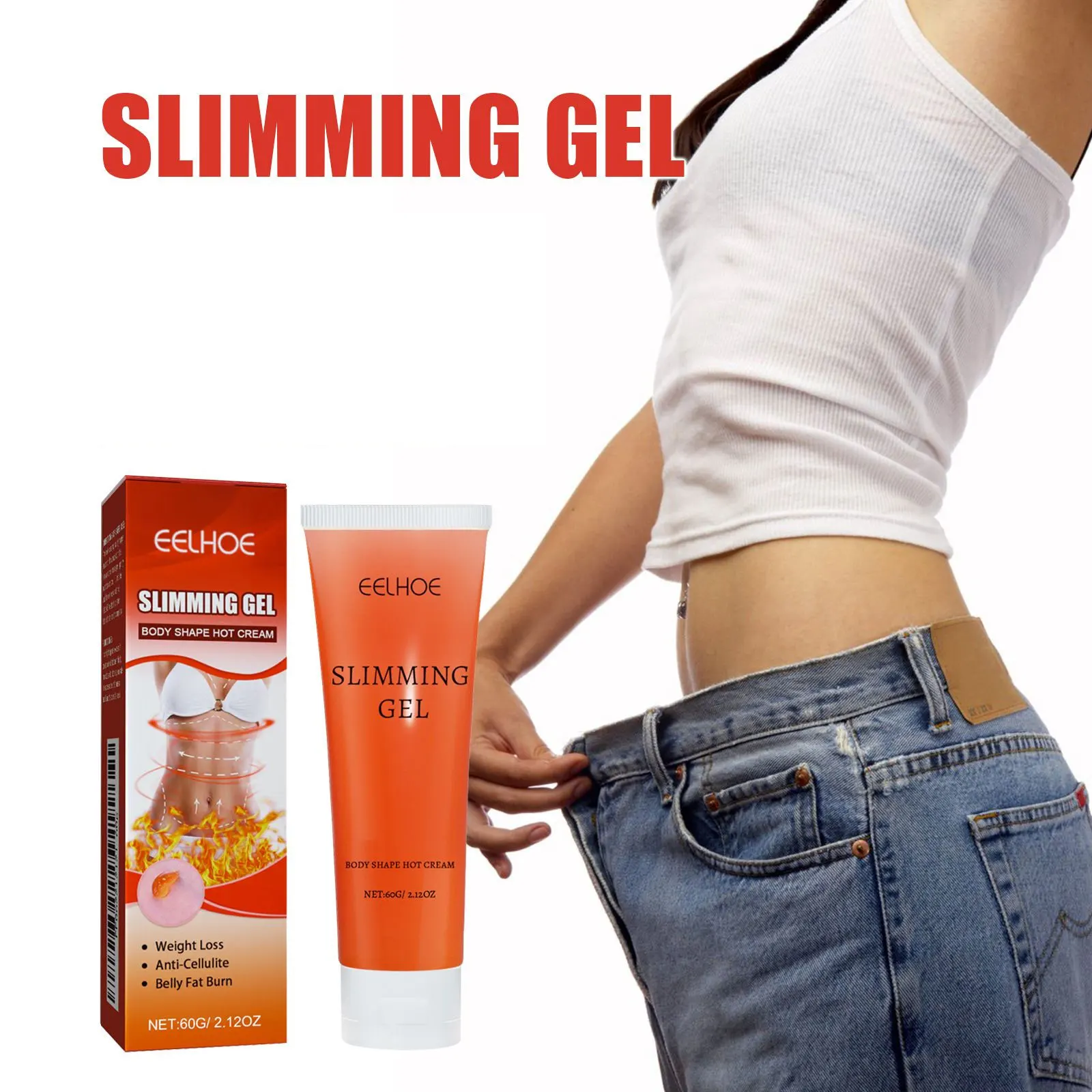 Slimming Gel For Fat Burner Weight Loss Anti Cellulite Thigh Arm Belly Waist Leg Sculpting Tighten Skin Body Slimming Hot Cream