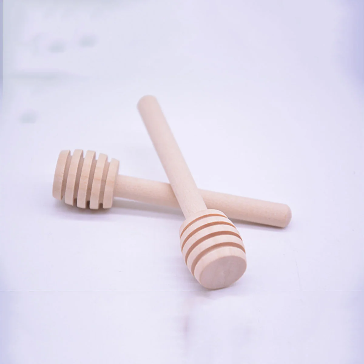 

30PCS Mini Wooden Sticks Portable for Honey Jar Dispense Drizzle Honey and Wedding Party Favors