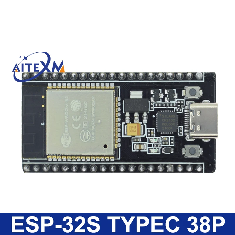 ESP32 Development Board ESP-32S NodeMCU-32S MICRO/TYPE-C Wireless Module WiFi+Bluetooth ESP-WROOM-32 IOT Expansion Board