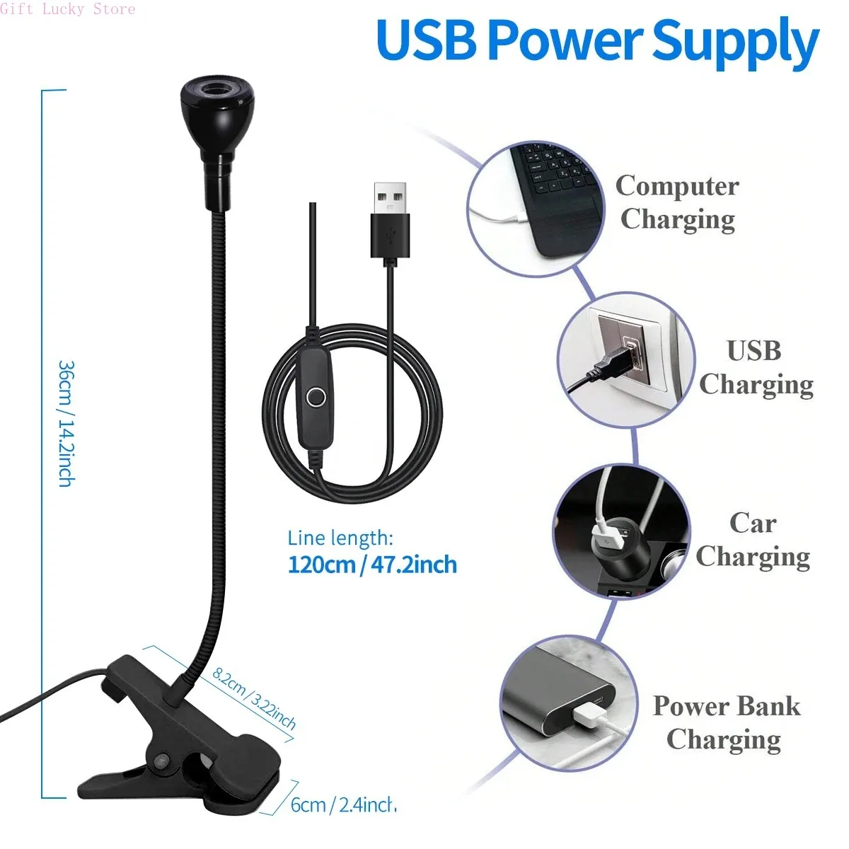 Led-ultraviolette verlichting UV-nagellamp 395nm UV Led-bureaulamp Zwart licht manicure droger UV-uithardingslicht voor harsharding Nail Art