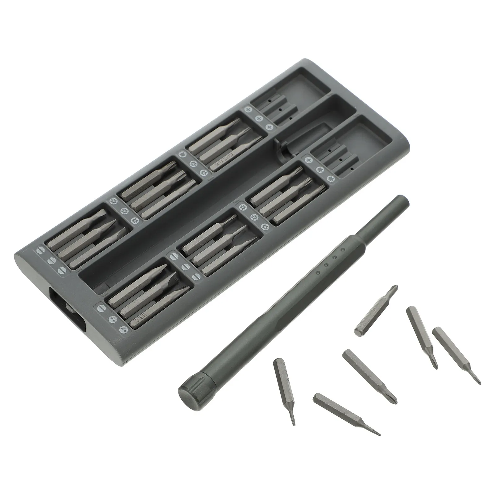 1Set Screwdriver Set Lightweight Portable Repair Tools for Mobile Devices Pc Watch Organized Storage Box Multi-Function