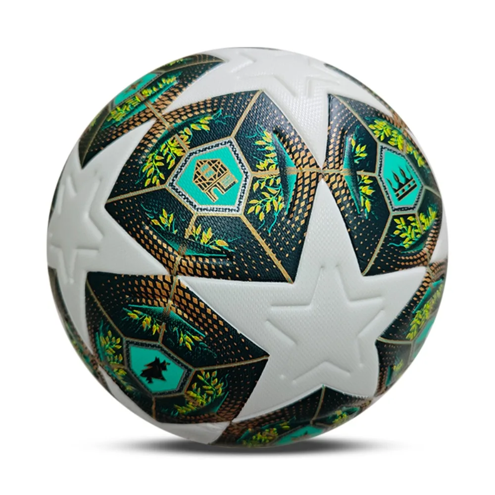 Football Standard Size  5 Veneer Football PU Material Sports League Outdoor Competition Football Training Ball