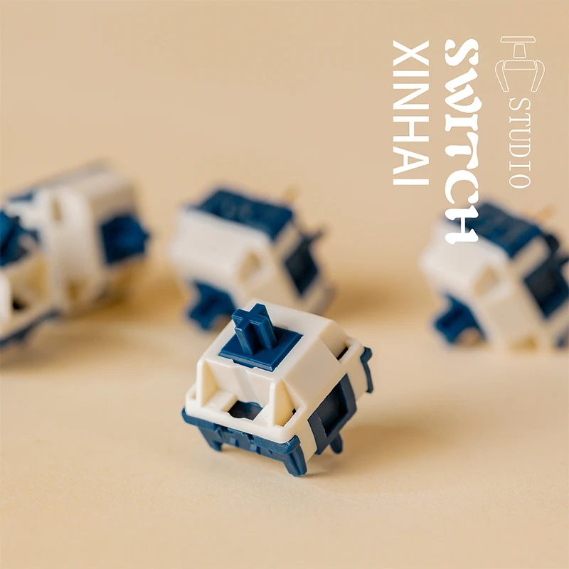 XinHai HMX Linear Pre-Lubed 5-Pin HotSwap POM Stem Switches for MX Gaming Mechanical Keyboards