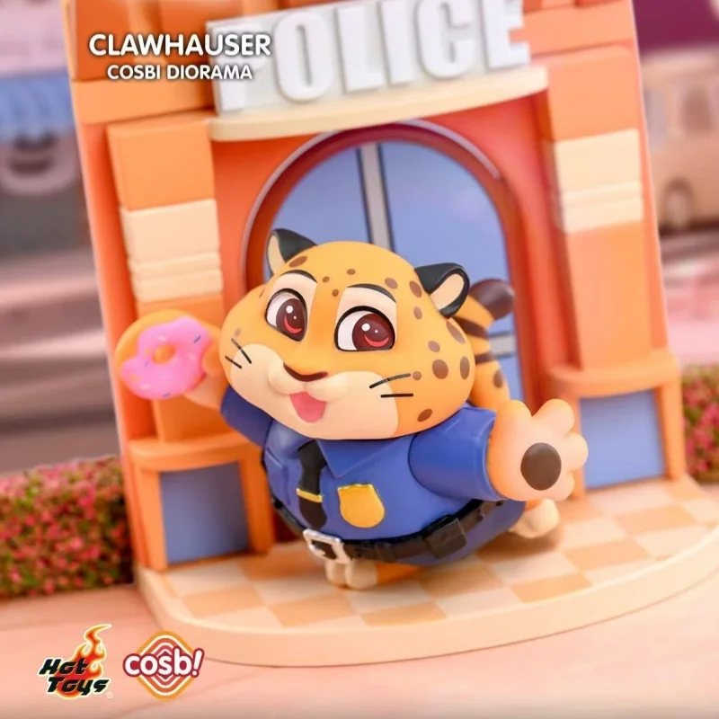 HotToys Zootopia 2 Scene Blind Box COSBI Figurki Judy i Nicka - Ozdoby na biurko i prezenty, zabawki na prezent
