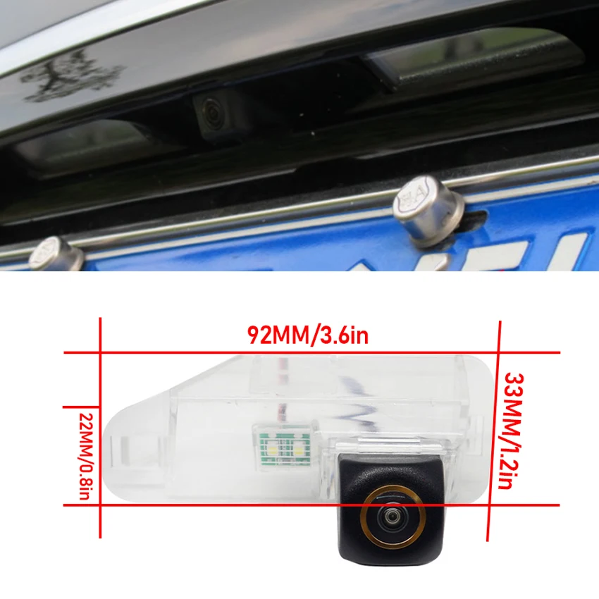 1080P Rear View Camera For Lexus IS250 IS300 IS 220D 350 250C 2006~2013 AHD CCD Night Vision Backup Camera license Plate Camera