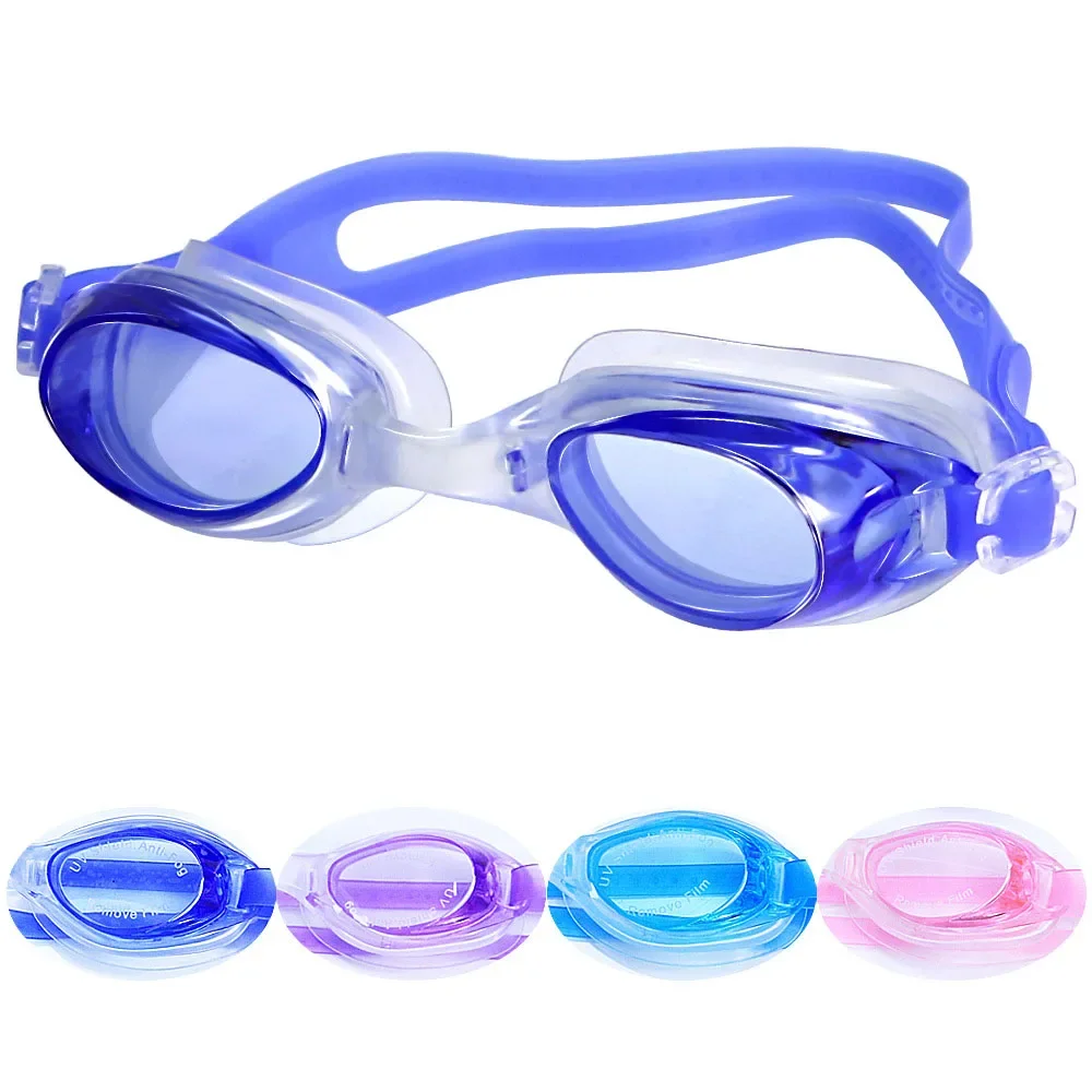 Waterproof Anti Fog Swimming Goggles UV Children Professional Colored Lenses Kids Eyewear Swimming Glasses Eyewear Gafas Nata