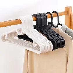 10-50pcs Lightweight Clothes Plastic White Hangers Dress Shirt Underwear Ultra-thin Slim Space-saving Flexible Clothing Hangers