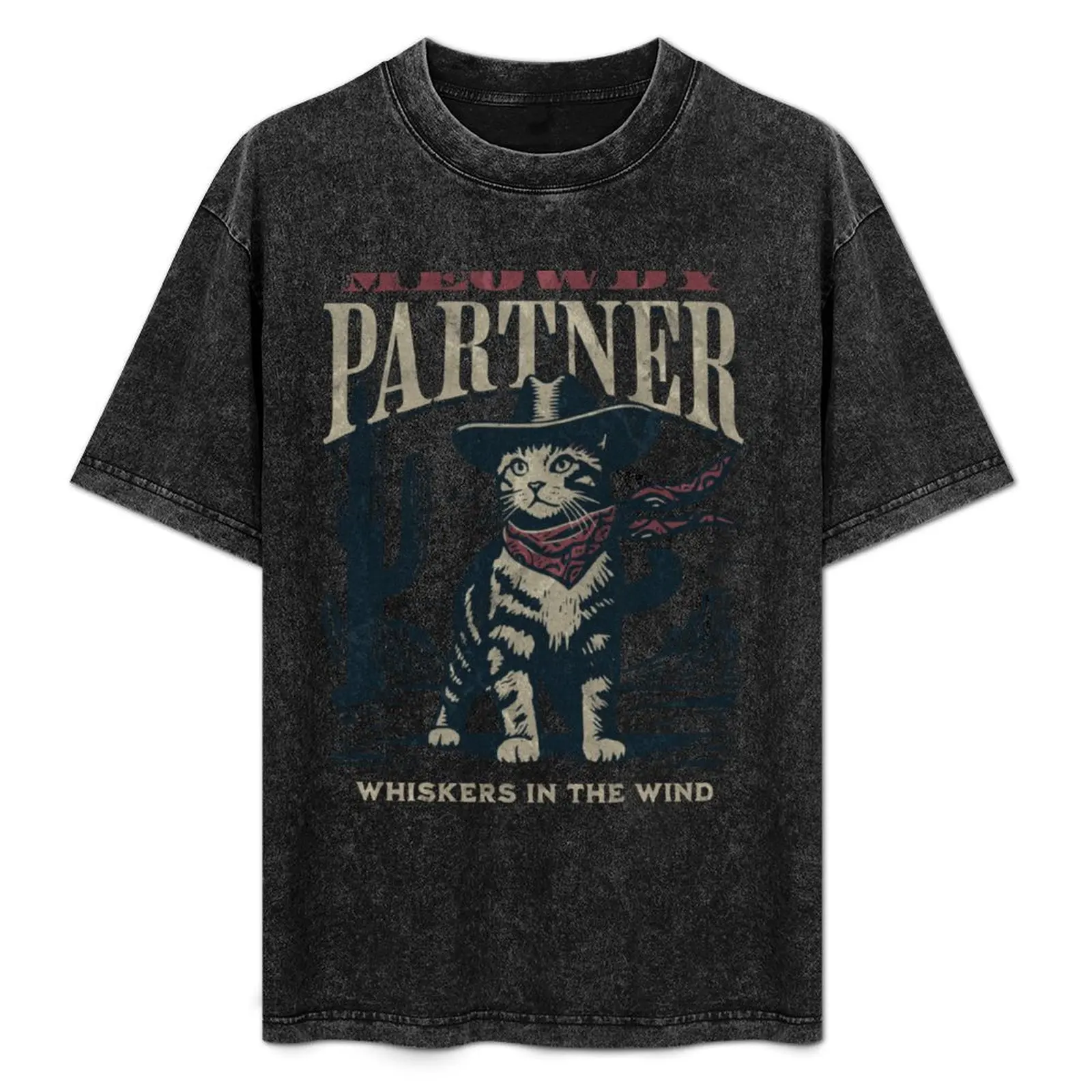 

Meowdy Partner Whiskers in the Wind Essential T-Shirt Breathable Lightweight Summer Top