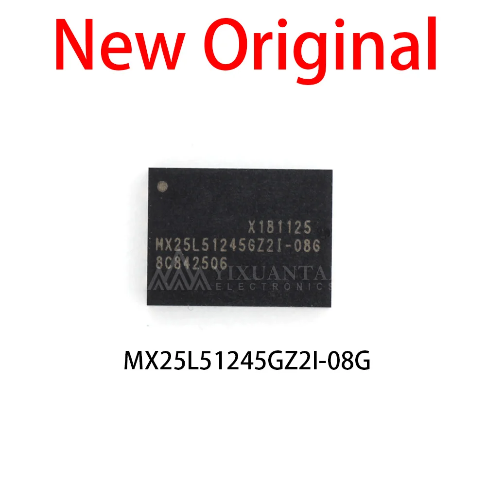 4pcs WSON-8 QFN8 MX25L51245GZ2I-08G MX25L51245GZ2I MX25L51245 New