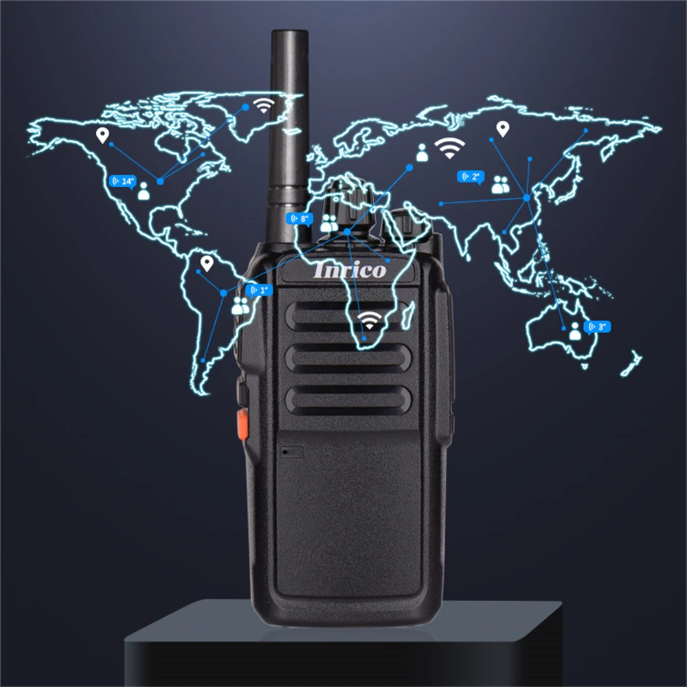 Imagem -03 - Handheld Walkie Talkie 5000mah 4g Pocket fm Network Poc Radio Interfone sem Fio Suave Longo Alcance Mais Barato Inlina-t526