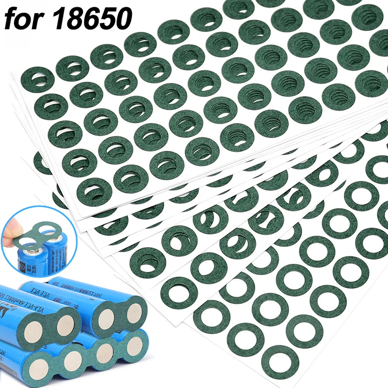 Self-Adhesive Insulation Gasket for 18650 21700 26650 Li-ion Battery 1S - 8S Insulate Tool Glue Patch Paper Cell Electrode Pads