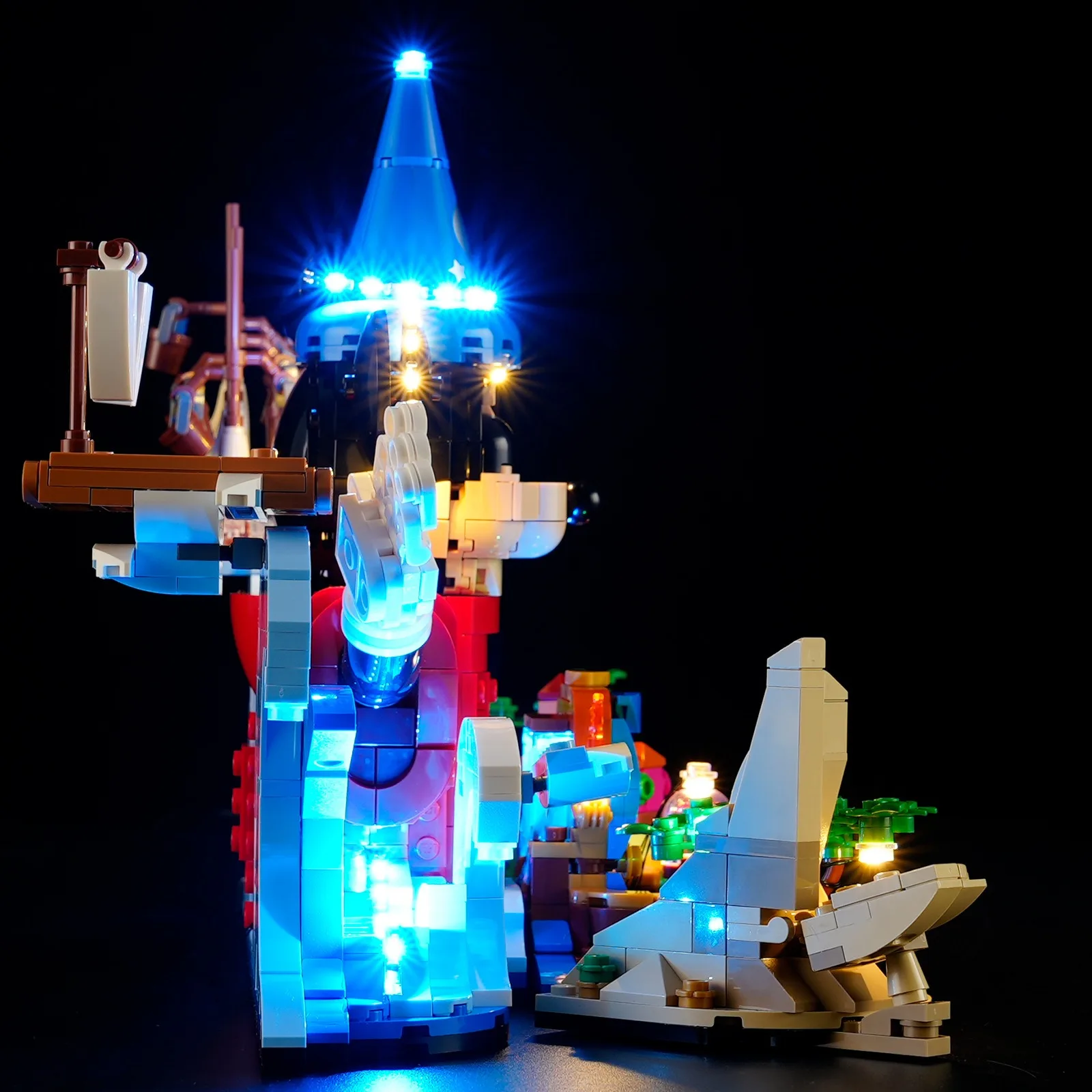 LED Light Kit for 21350 Jaws Great White SharkBuilding Blocks Lights (NO Blocks Only LED Light) Bricks Lights Set for Gifts