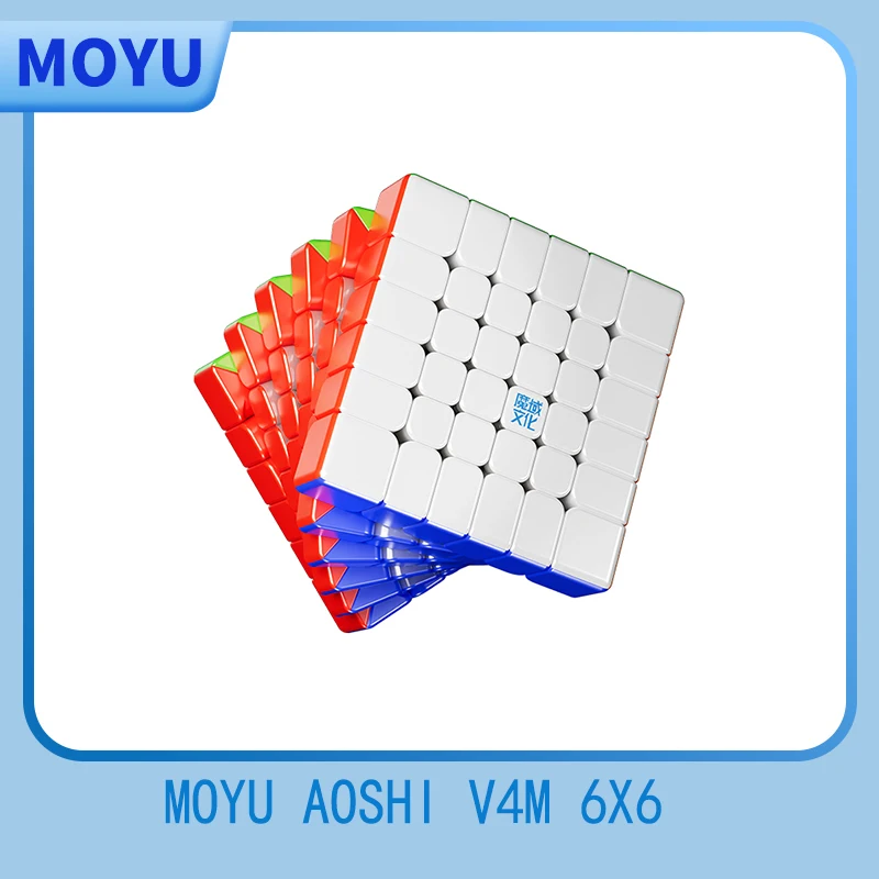New Moyu Aoshi V4 6x6x6 Magnetic Magic Speed Cube Stickerless Professional Cube Toys Aoshi WR M 6x6 Cubo Magico Puzzle Toy