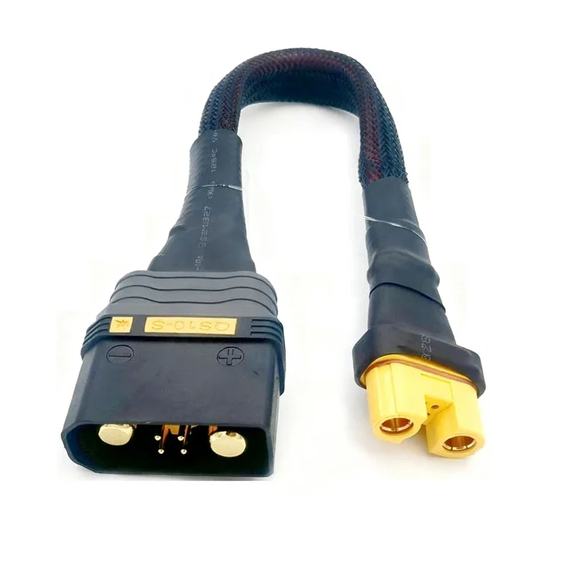 1PCS QS10-S Male to AS150 Female Plug Lipo Battery Charging Cable Balance Charger Conversion Line for Agri-UVA Drone Charge Part