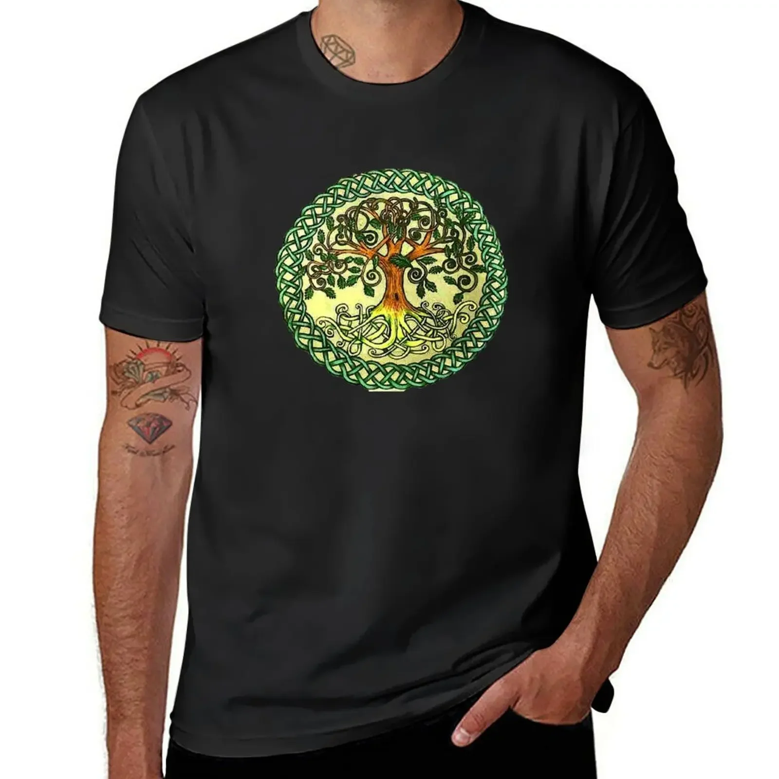 

Celtic Tree of Life T-Shirt tops vintage clothes graphics cute tops t shirts men