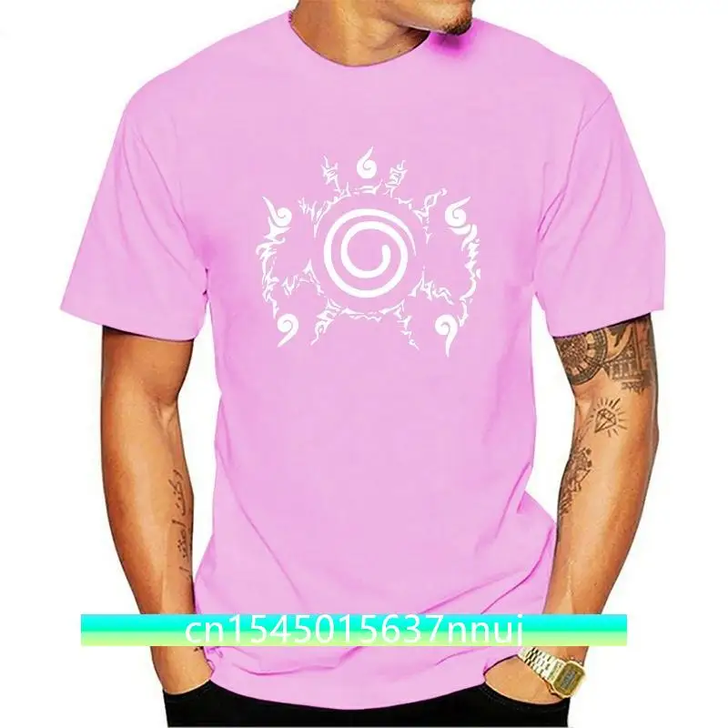 New T Shirt 9 Tails Kurama Seal Minato Tail Beast Anime Cosplay Mens S XXL M Xl 2xl 10xl Tee Tshirt