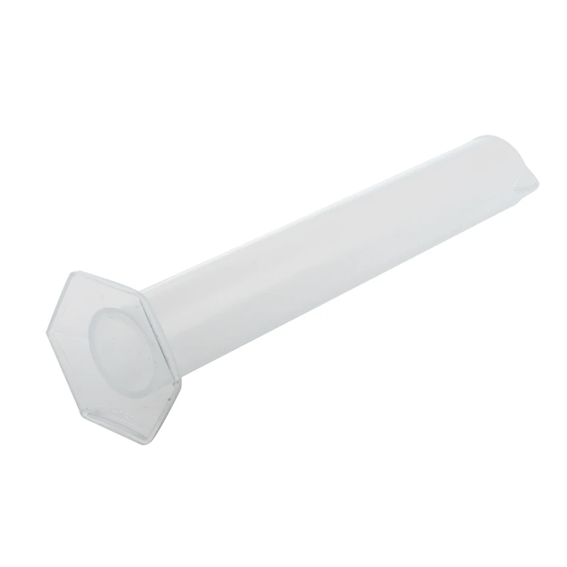 Set Lab 250mL tabung pengukur cairan plastik putih bening