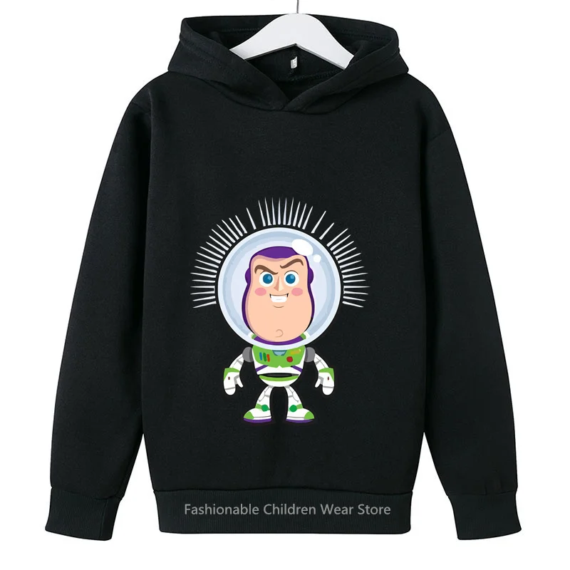 Disney New Toy Story Cartoon Print Kids\' Hoodie Boys Girls Outdoor Casual Korean Fashion Spring Autumn Warm Up Jacket