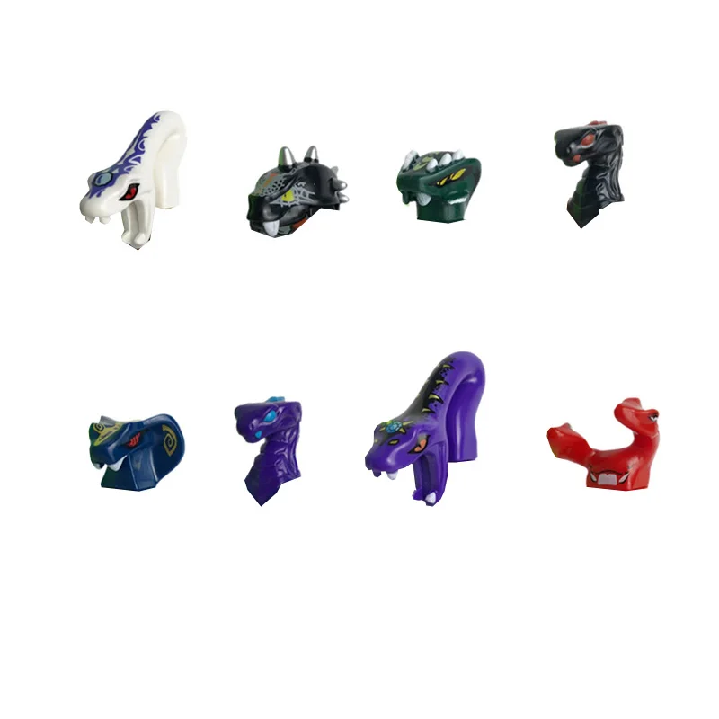 Ninja Figure Building Blocks  basilisk Pythor Fangtom Skales Acidicus Skelidors Anime Doll Model Brick Toy Gifts