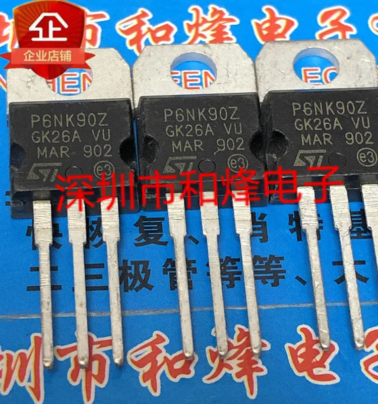 

(5 шт./лот) P6NK90Z STP6NK90Z TO-220 MOS 900V 5.8A новый оригинальный запас чипа питания