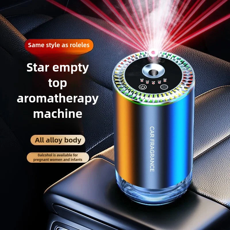 

2025 Car Air Freshener With Starry Sky Top Car Perfume Essential Oil Smell Aromatherapy Scent Air Refresher Fragrance Diffuser